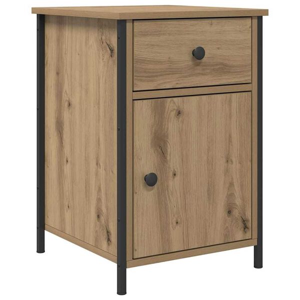 vidaXL Κομοδίνο 2 pcs artisan δρυς 40 x 42 x 60 εκ. Επεξεργασμένο ξύλο