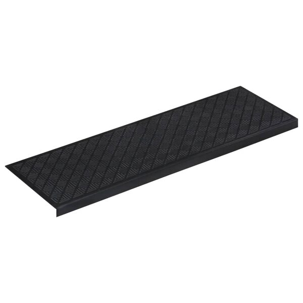 vidaXL Πατάκια Σκάλας 10 τεμ. 25 x 75 εκ. από Καουτσούκ