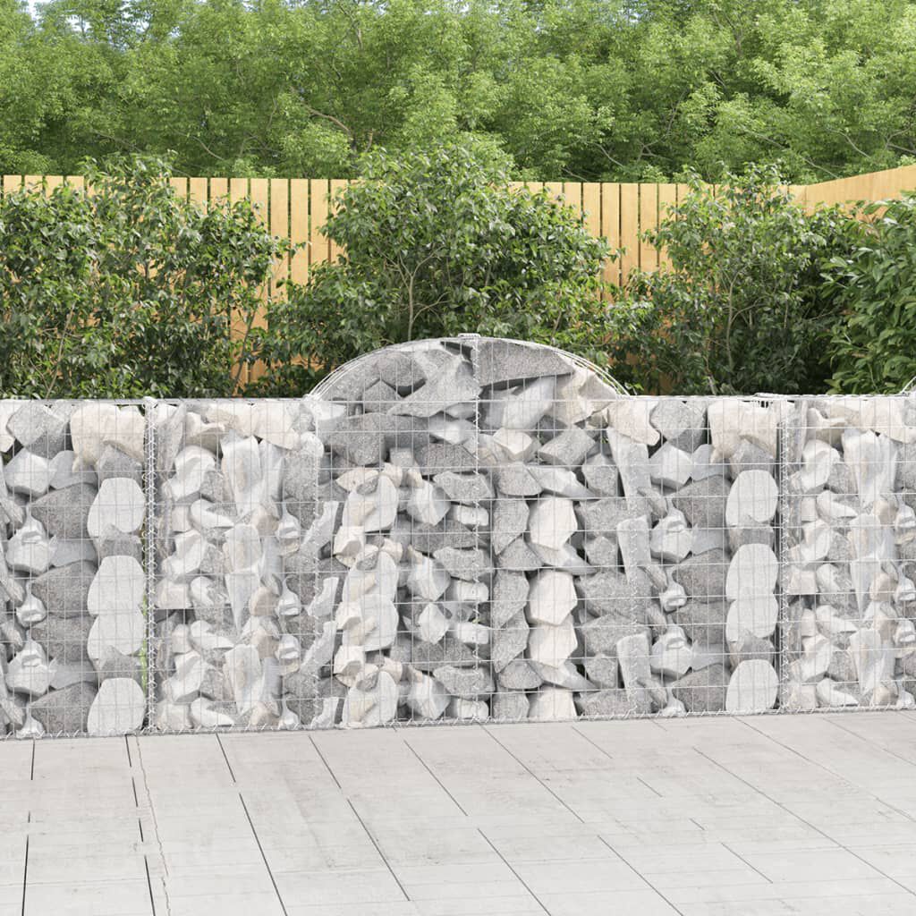 vidaXL Συρματοκιβώτια Τοξωτά 40 τεμ. 200x30x100/120 εκ. Γαλβαν. Ατσάλι