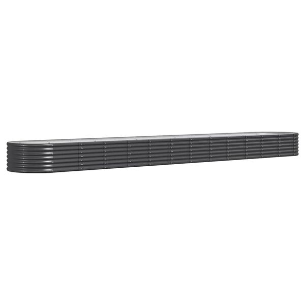 vidaXL Ζαρντινιέρα Ανθρακί 512x80x36 εκ Ατσάλι με Ηλεκτρ. Βαφή Πούδρας