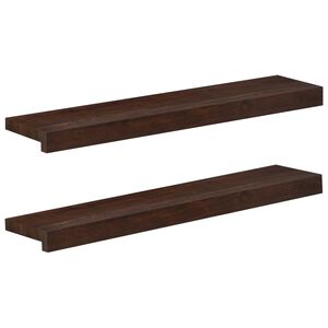 vidaXL &Pi;&alpha;&rho;ά&theta;&upsilon;&rho;&alpha; 2 &tau;&mu;&chi;. &Sigma;&kappa;&omicron;ύ&rho;&omicron; &Kappa;&alpha;&phi;έ 70 x 15 x 2 cm &Sigma;&tau;&epsilon;&rho;&epsilon;ό &xi;ύ&lambda;&omicron; &omicron;&xi;&iota;ά&sigmaf;