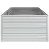 vidaXL Ζαρντινιέρα Υπερυψωμένη Ασημί 160x80x45 εκ. Γαλβανισμ. Χάλυβας
