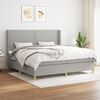 vidaXL &Kappa;&rho;&epsilon;&beta;ά&tau;&iota; Boxspring &mu;&epsilon; &Sigma;&tau;&rho;ώ&mu;&alpha; &Alpha;&nu;&omicron;&iota;&chi;&tau;ό &Gamma;&kappa;&rho;&iota; 200x200 &epsilon;&kappa;. &Upsilon;&phi;&alpha;&sigma;&mu;ά&tau;&iota;&nu;&omicron;