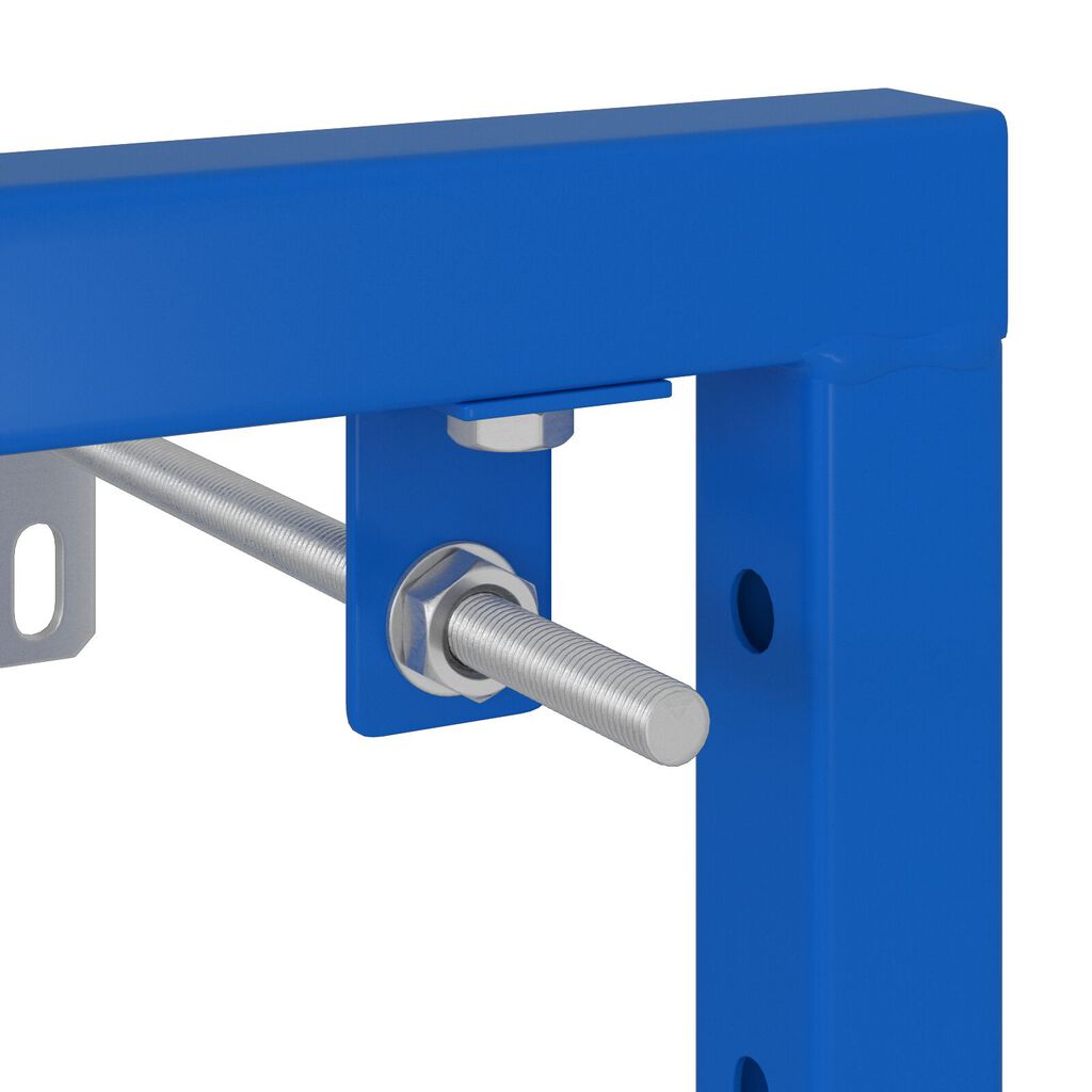 vidaXL Κρυφή Στήριξη για Ουρητήριο 50x115-139 εκ Ατσάλι