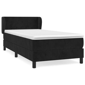 vidaXL &Kappa;&rho;&epsilon;&beta;ά&tau;&iota; Boxspring &mu;&epsilon; &Sigma;&tau;&rho;ώ&mu;&alpha; &Mu;&alpha;ύ&rho;&omicron; 100x200 &epsilon;&kappa;. &Beta;&epsilon;&lambda;&omicron;ύ&delta;&iota;&nu;&omicron;