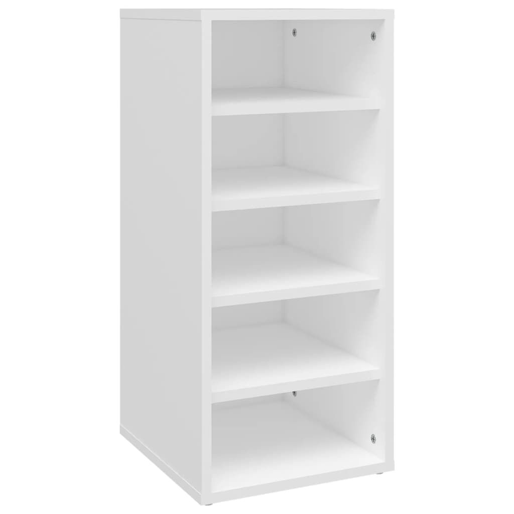 vidaXL Παπουτσοθήκη Λευκή 31,5 x 35 x 70 εκ. από Επεξ. Ξύλο