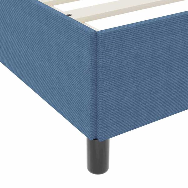 vidaXL Σκελετός Κρεβατιού Μπλε 140 x 200 cm Βελούδο