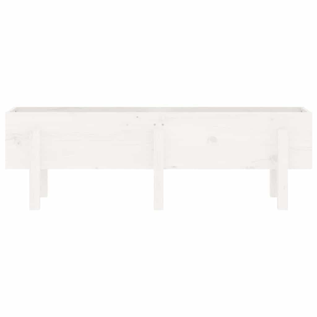 vidaXL Ζαρντινιέρα Υπερυψωμένη 121 x 30 x 38 εκ. από Μασίφ Ξύλο Πεύκου