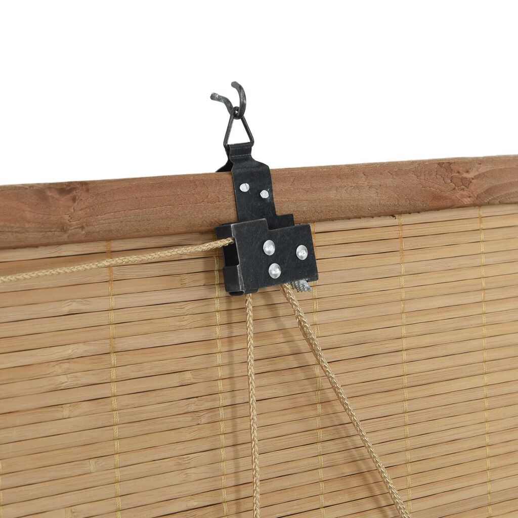vidaXL Ρολά και Σκίες Παραθύρων Ανοιχτό καφέ 110 x 160 cm Μπαμπού