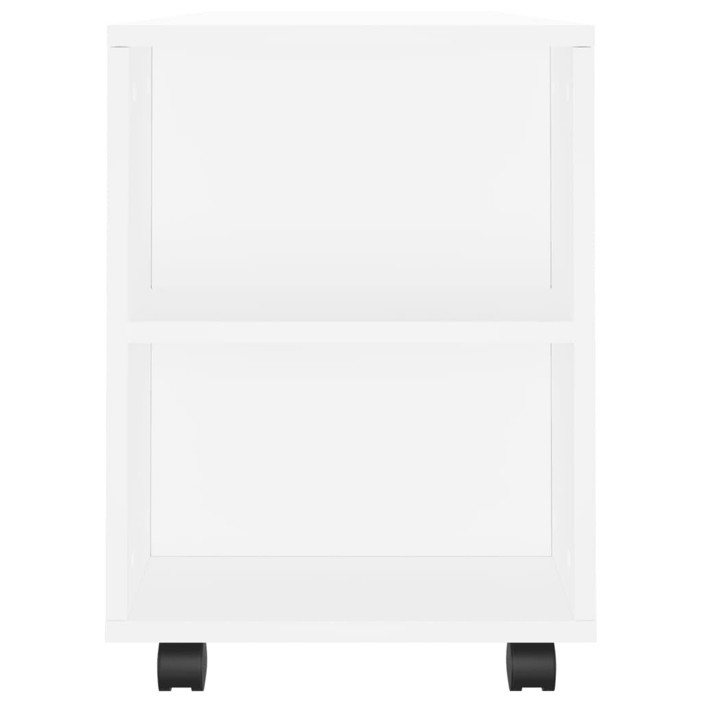 vidaXL Έπιπλο Τηλεόρασης Λευκό 102 x 34,5 x 43 εκ. Επεξεργασμένο Ξύλο