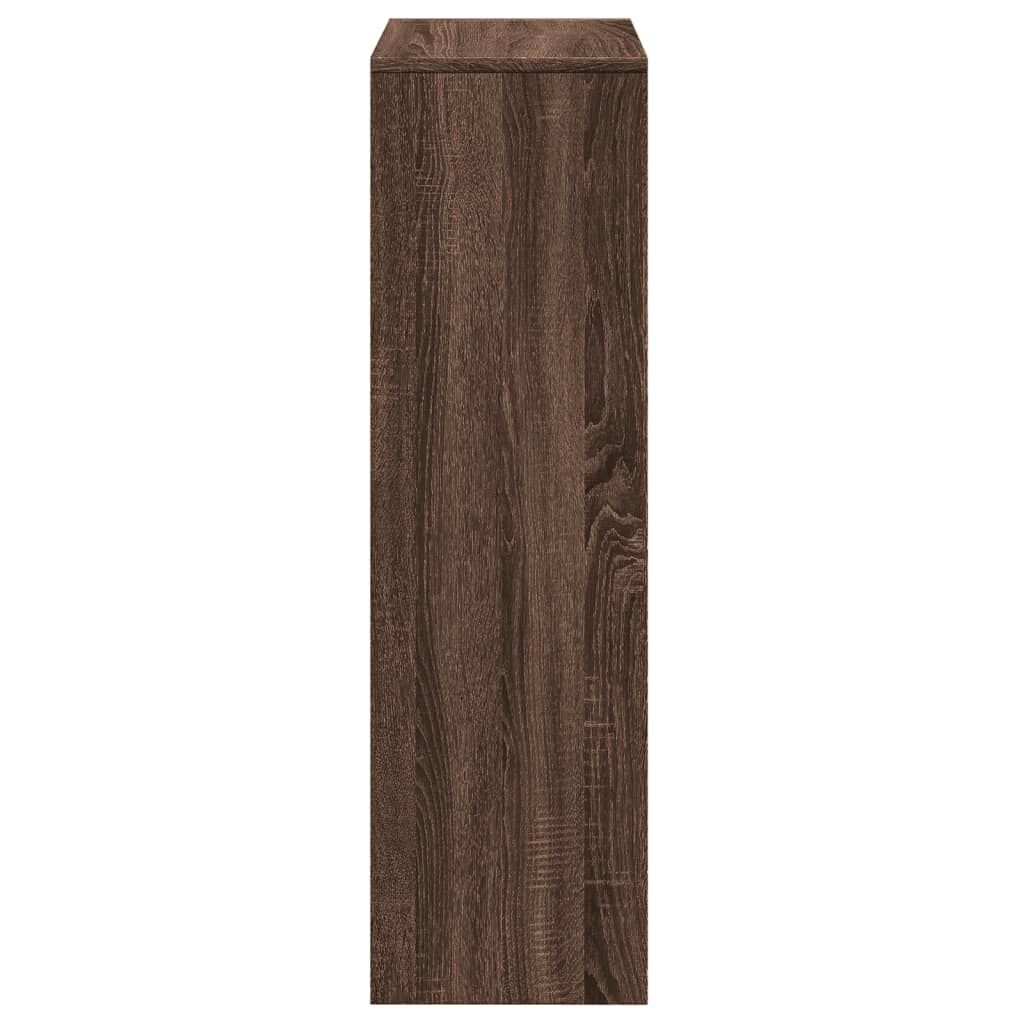 vidaXL Βιβλιοθήκη/Διαχωριστικό Χώρου 3 Επ. Δρυς 99x29x99 εκ. Επ. Ξύλο
