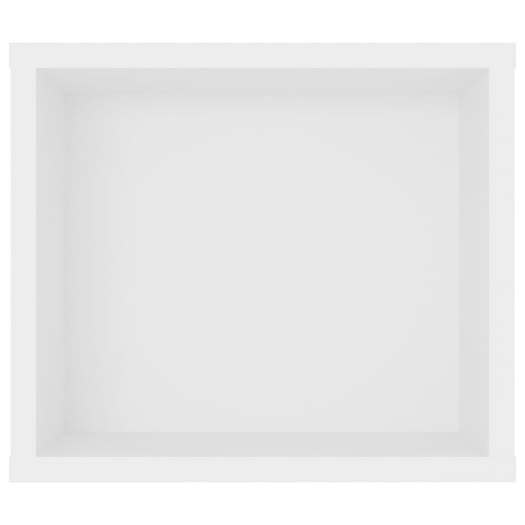vidaXL Έπιπλο Τηλεόρασης Κρεμαστό Λευκό 100x30x26,5 εκ από Επεξ. Ξύλο