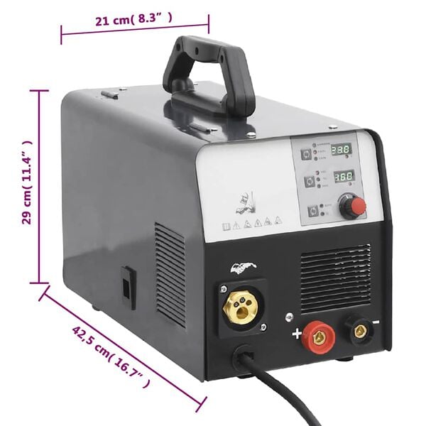 vidaXL Μηχάνημα Συγκόλλησης MIG / MMA / Ανύψωση TIG 200 A