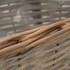vidaXL Ζαρντινιέρες Μπαλκονιού 2 τεμ. 40 εκ. από Wicker με Επένδυση PE