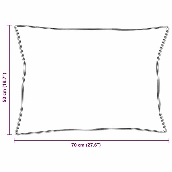 vidaXL Σετ Κουβέρτας με μαξιλάρι 2 pcs Λευκό 140 x 220 cm Πούπουλο