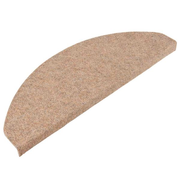 vidaXL Πατάκια Σκάλας Αυτοκόλλητα 30 τεμ. Μπεζ 65 x 22,5 x 3,5 εκ.