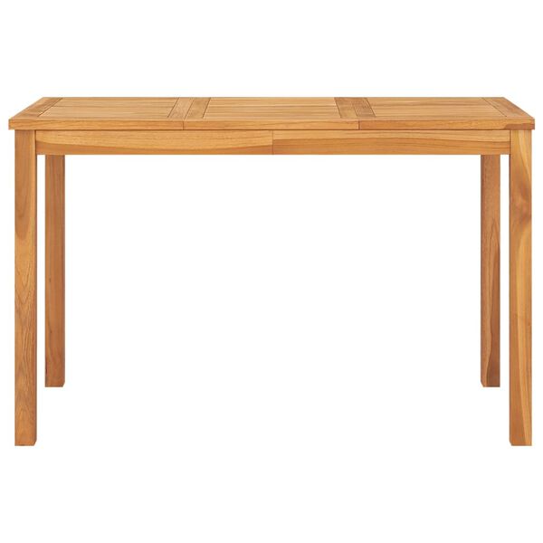 vidaXL Τραπεζαρία Κήπου 120 x 70 x 77 εκ. από Μασίφ Ξύλο Teak