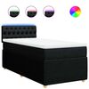 vidaXL &Kappa;&rho;&epsilon;&beta;ά&tau;&iota; Boxspring &mu;&epsilon; &Sigma;&tau;&rho;ώ&mu;&alpha; &Mu;&alpha;ύ&rho;&omicron; 90x190 &epsilon;&kappa;.&Upsilon;&phi;&alpha;&sigma;&mu;ά&tau;&iota;&nu;&omicron;