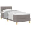 vidaXL &Kappa;&rho;&epsilon;&beta;ά&tau;&iota; &mu;&epsilon; &epsilon;&lambda;&alpha;&tau;ή&rho;&iota;&alpha; &mu;&epsilon; &mu;&alpha;&xi;&iota;&lambda;ά&rho;&iota; Taupe 80 x 200 cm ύ&phi;&alpha;&sigma;&mu;&alpha;