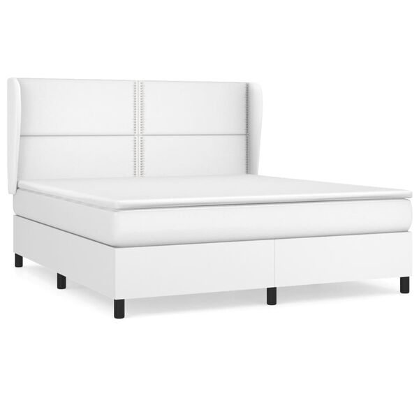 vidaXL &Kappa;&rho;&epsilon;&beta;ά&tau;&iota; Boxspring &mu;&epsilon; &Sigma;&tau;&rho;ώ&mu;&alpha; &Lambda;&epsilon;&upsilon;&kappa;ό 180x200 &epsilon;&kappa;. &Sigma;&upsilon;&nu;&theta;&epsilon;&tau;&iota;&kappa;ό &Delta;έ&rho;&mu;&alpha;