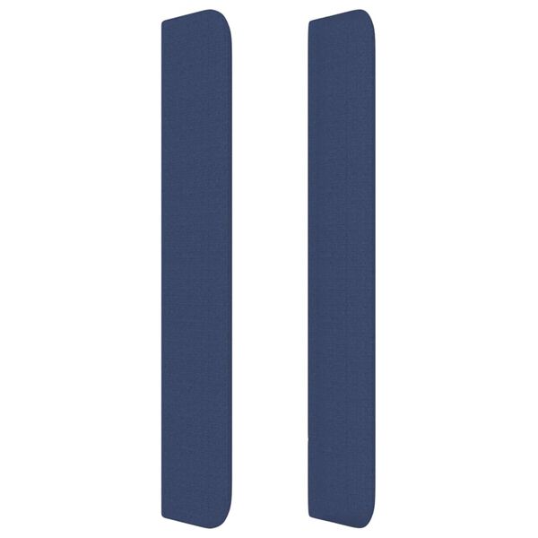 vidaXL Κεφαλάρι με Πτερύγια Μπλε 83x16x118/128 εκ. Υφασμάτινο