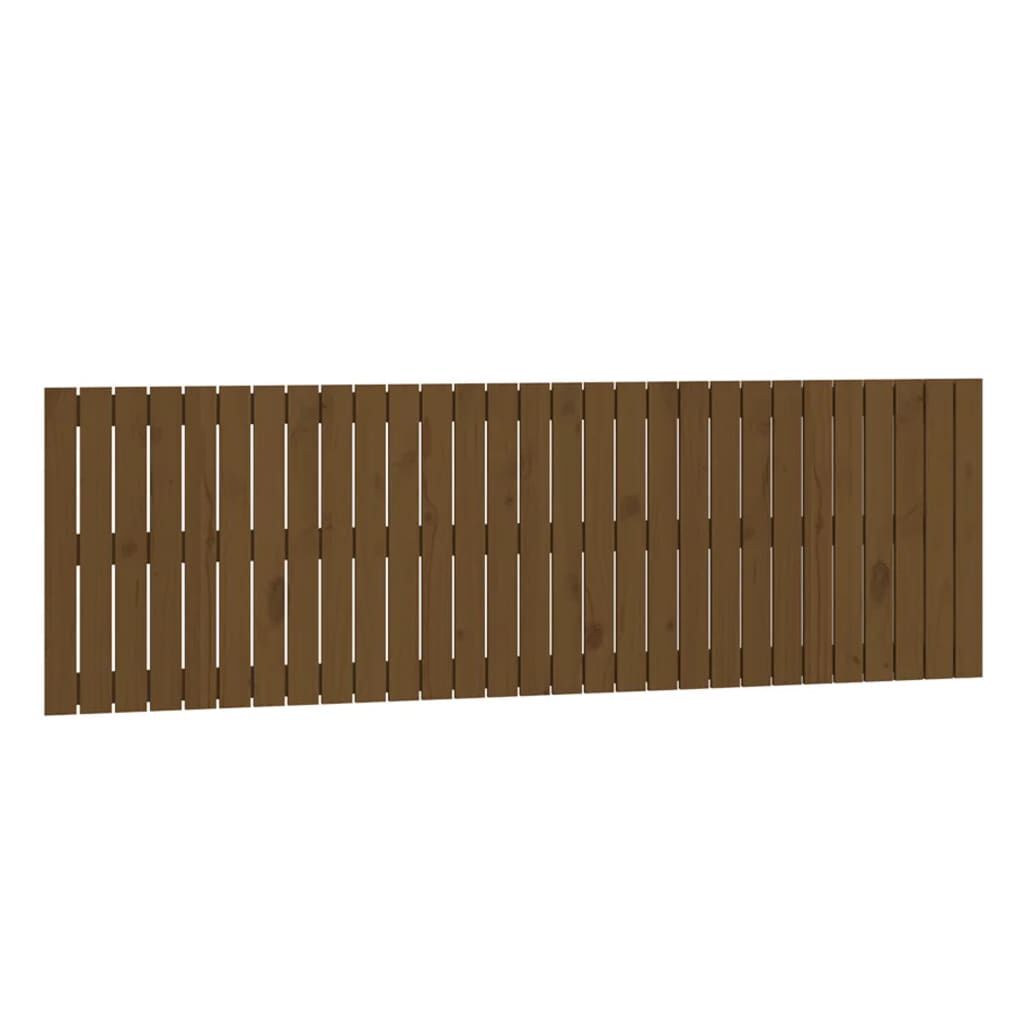 vidaXL Κεφαλάρι Τοίχου Μελί 185x3x60 εκ. από Μασίφ Ξύλο Πεύκου