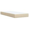 vidaXL &Kappa;&rho;&epsilon;&beta;ά&tau;&iota; Boxspring &mu;&epsilon; &Sigma;&tau;&rho;ώ&mu;&alpha; &Kappa;&rho;&epsilon;&mu; 90x200 &epsilon;&kappa;.&Upsilon;&phi;&alpha;&sigma;&mu;ά&tau;&iota;&nu;&omicron;