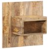 vidaXL Κομοδίνο 50x27x50 cm Στερεό ακατέργαστο ξύλο Μάνγκο