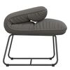 vidaXL Πολυθρόνα με Μεταλλικό Σκελετό Ανοιχτό Γκρι από Βελούδο