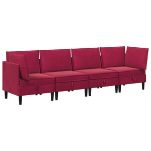 vidaXL &Sigma;&epsilon;&tau; &Epsilon;&pi;ί&pi;&lambda;&omega;&nu; &Sigma;&alpha;&lambda;&omicron;&nu;&iota;&omicron;ύ &mu;&epsilon; &mu;&alpha;&xi;&iota;&lambda;ά&rho;&iota; 4 pcs &Kappa;ό&kappa;&kappa;&iota;&nu;&omicron; &Beta;&epsilon;&lambda;&omicron;ύ&delta;&omicron;
