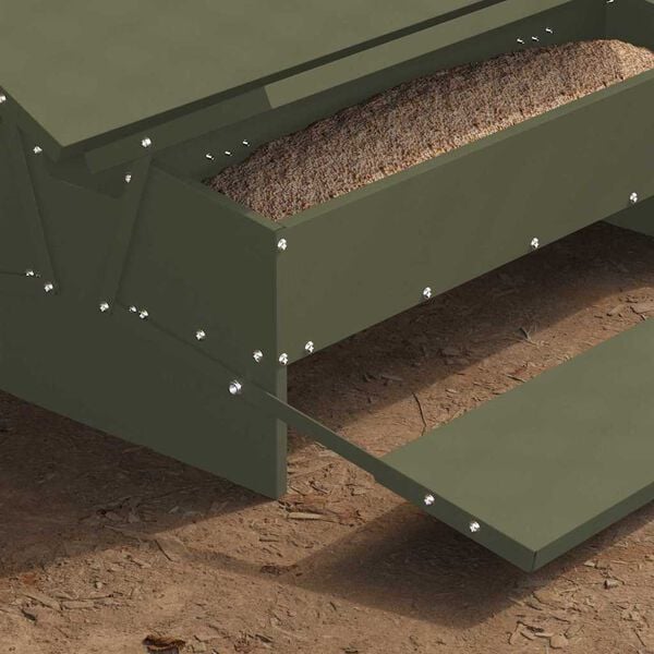 vidaXL &Tau;&alpha;ΐ&sigma;&tau;&rho;&alpha; &Kappa;&omicron;&tau;ό&pi;&omicron;&upsilon;&lambda;&omicron;&upsilon; &mu;&epsilon; &Pi;&epsilon;&nu;&tau;ά&lambda; &Epsilon;&lambda;&iota;ά &Pi;&rho;ά&sigma;&iota;&nu;&eta; 75 x 53 x 20,5 &epsilon;&kappa;