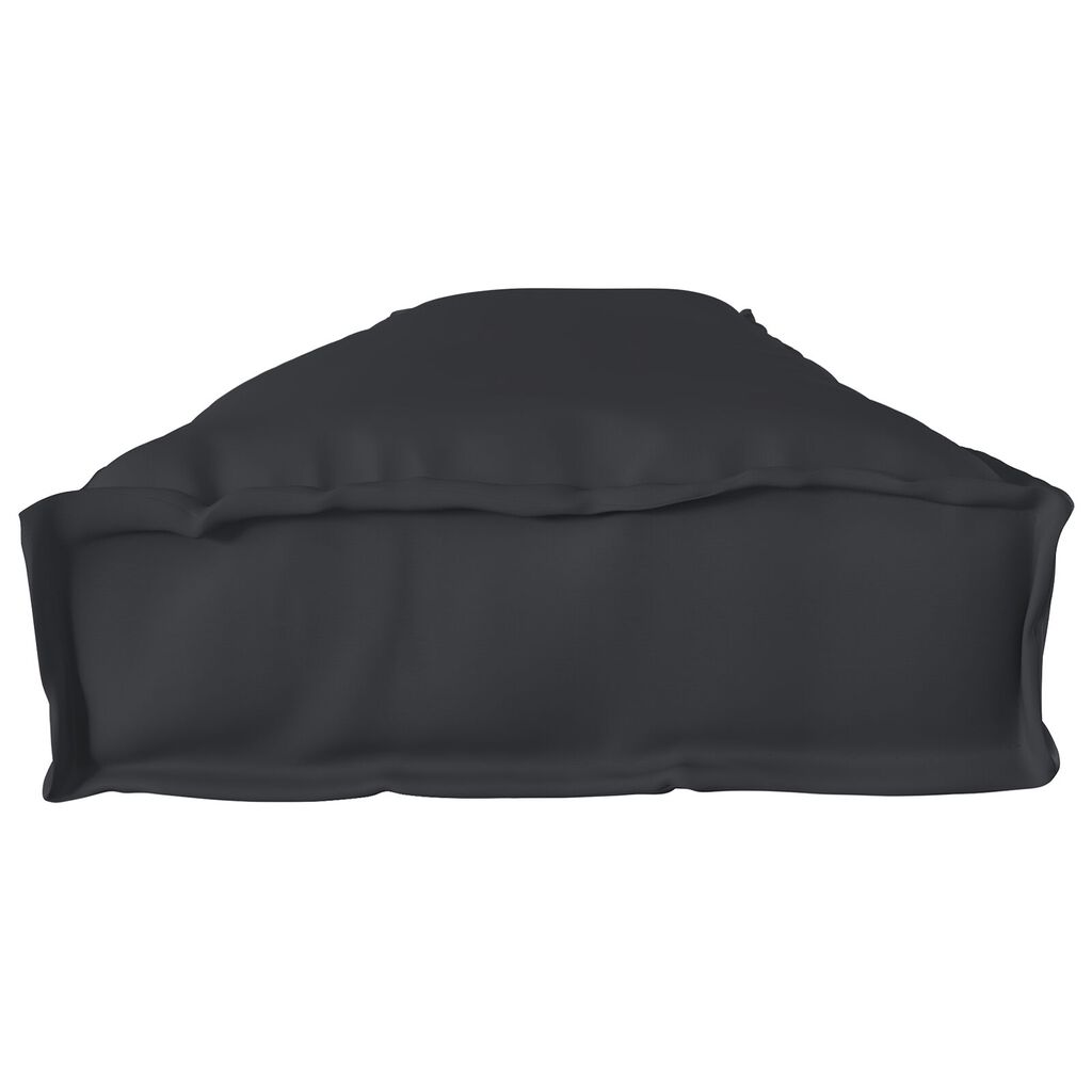 vidaXL Μαξιλάρια Παλετών για Πάγκο 2 τεμ Μαύρο 200x40x8 cm Πολυεστέρα