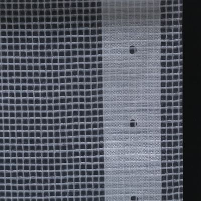 vidaXL Μουσαμάδες με Ύφανση Leno 2 τεμ. Λευκοί 4 x 10 μ. 260 γρ./μ²