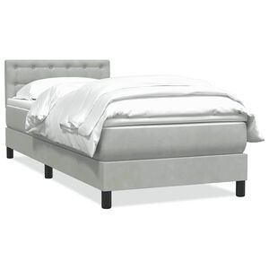 vidaXL &Kappa;&rho;&epsilon;&beta;ά&tau;&iota; Boxspring &mu;&epsilon; &Sigma;&tau;&rho;ώ&mu;&alpha; &Alpha;&nu;&omicron;&iota;&chi;&tau;ό &Gamma;&kappa;&rho;&iota; 80x210 &epsilon;&kappa;. &Beta;&epsilon;&lambda;&omicron;ύ&delta;&iota;&nu;&omicron;