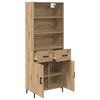 vidaXL Highboard Artisan Oak 69,5 x 34 x 180 &epsilon;&kappa;. &Epsilon;&pi;&epsilon;&xi;&epsilon;&rho;&gamma;&alpha;&sigma;&mu;έ&nu;&omicron; &xi;ύ&lambda;&omicron;