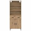 vidaXL Highboard Artisan Oak 69,5 x 34 x 180 &epsilon;&kappa;. &Epsilon;&pi;&epsilon;&xi;&epsilon;&rho;&gamma;&alpha;&sigma;&mu;έ&nu;&omicron; &xi;ύ&lambda;&omicron;