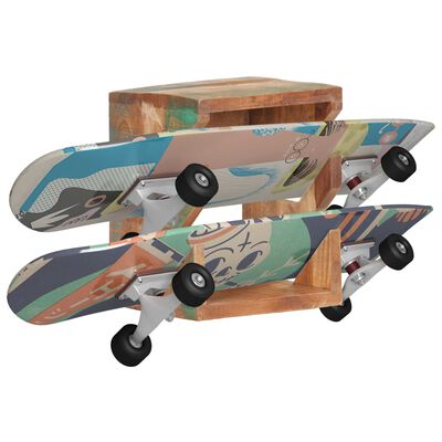 vidaXL Βάση Skateboard Επιτοίχια 25x20x30 εκ. Μασίφ Ανακυκλωμένο Ξύλο