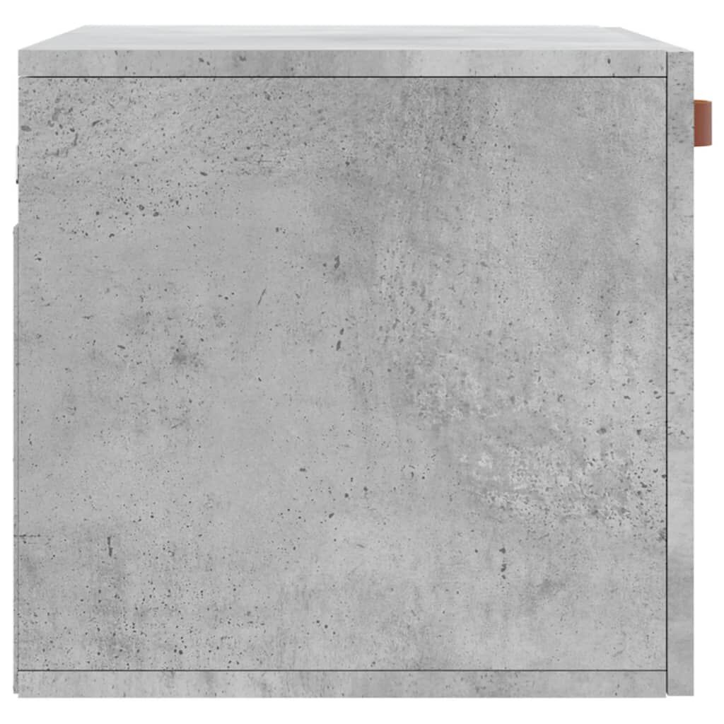 vidaXL Ντουλάπι Τοίχου Γκρι Σκυρ. 60x36,5x35 εκ. Επεξεργασμένο Ξύλο
