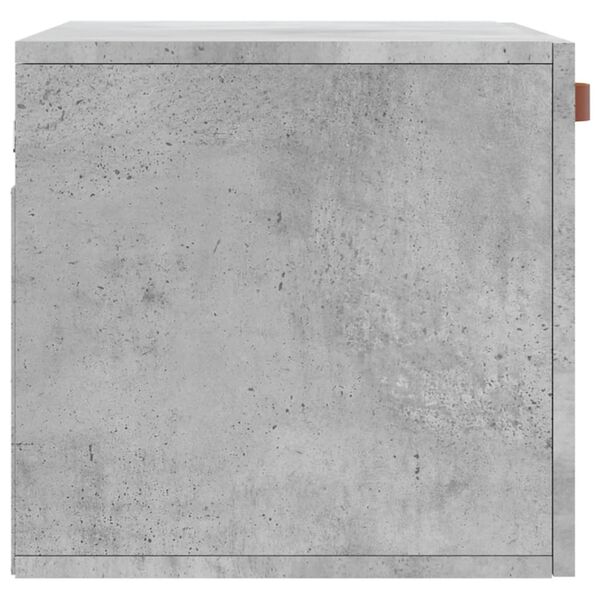 vidaXL Ντουλάπι Τοίχου Γκρι Σκυρ. 60x36,5x35 εκ. Επεξεργασμένο Ξύλο