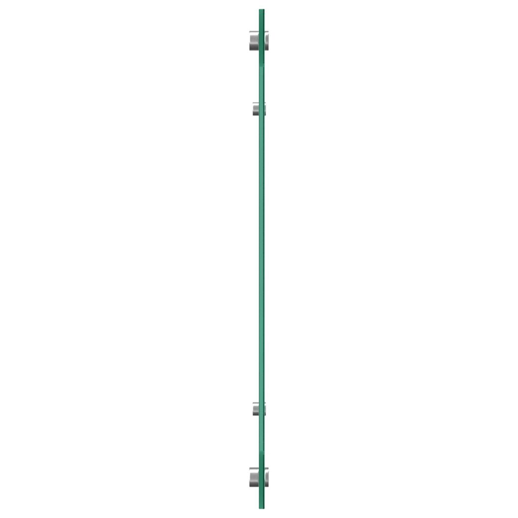 vidaXL Κουζινοκάγκελο Διάφανο 110x40x0.6 εκ Σκληρυμένο Γυαλί