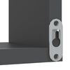 vidaXL Γωνιακές Ραφιέρες Τοίχου 2 τεμ. Γκρι 40x40x50εκ. από Επεξ. Ξύλο