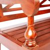vidaXL Παγκάκι Batavia Σκούρο Καφέ 98 εκ. από Μασίφ Μαόνι