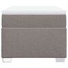 vidaXL &Kappa;&rho;&epsilon;&beta;ά&tau;&iota; Boxspring &mu;&epsilon; &Sigma;&tau;&rho;ώ&mu;&alpha; Taupe 100 x 200 &epsilon;&kappa;. &Upsilon;&phi;&alpha;&sigma;&mu;ά&tau;&iota;&nu;&omicron;