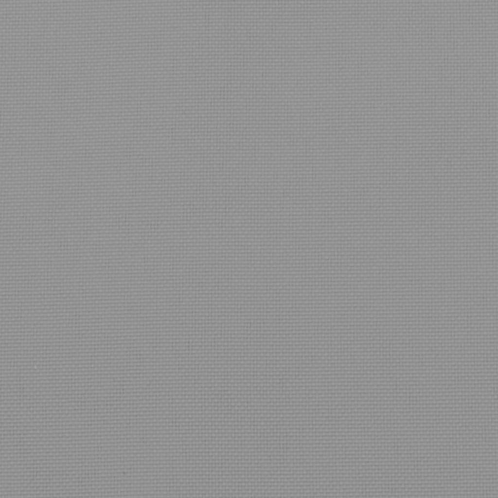 vidaXL Μαξιλάρια Πάγκου Κήπου 2 τεμ. Γκρι 150x50x7cm Ύφασμα Oxford
