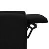 vidaXL Πολυθρόνα Μασάζ με Ανύψωση Μαύρη Υφασμάτινη