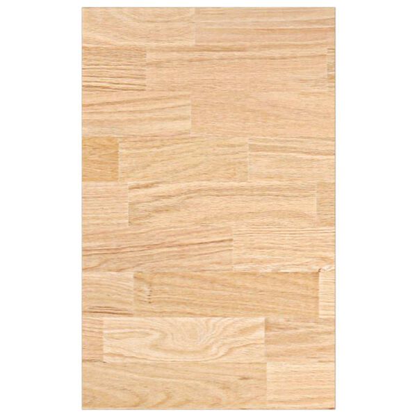 vidaXL πάγκος εργασίας κουζίνας 40x63,5x2,7 εκ.στερεό δρυς ορθογώνιο