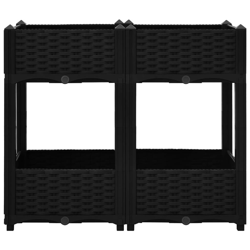 vidaXL Ζαρντινιέρα 80 x 40 x 71 εκ. από Πολυπροπυλένιο