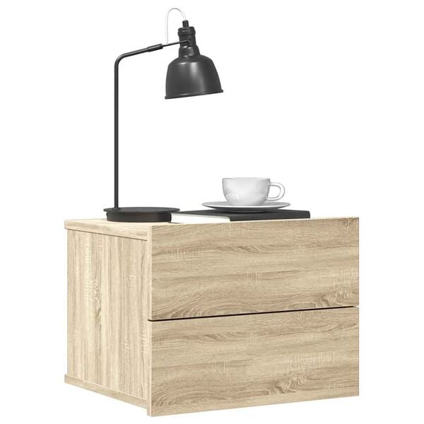 vidaXL Κομοδίνο Χρώμα Sonoma Δρυς 40 x 30 x 30 εκ. από Μοριοσανίδα