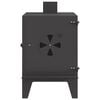 vidaXL Σόμπα Κατασκήνωσης Μαύρο 35 x 50 x 60 εκ Ψυχρής έλασης χάλυβας