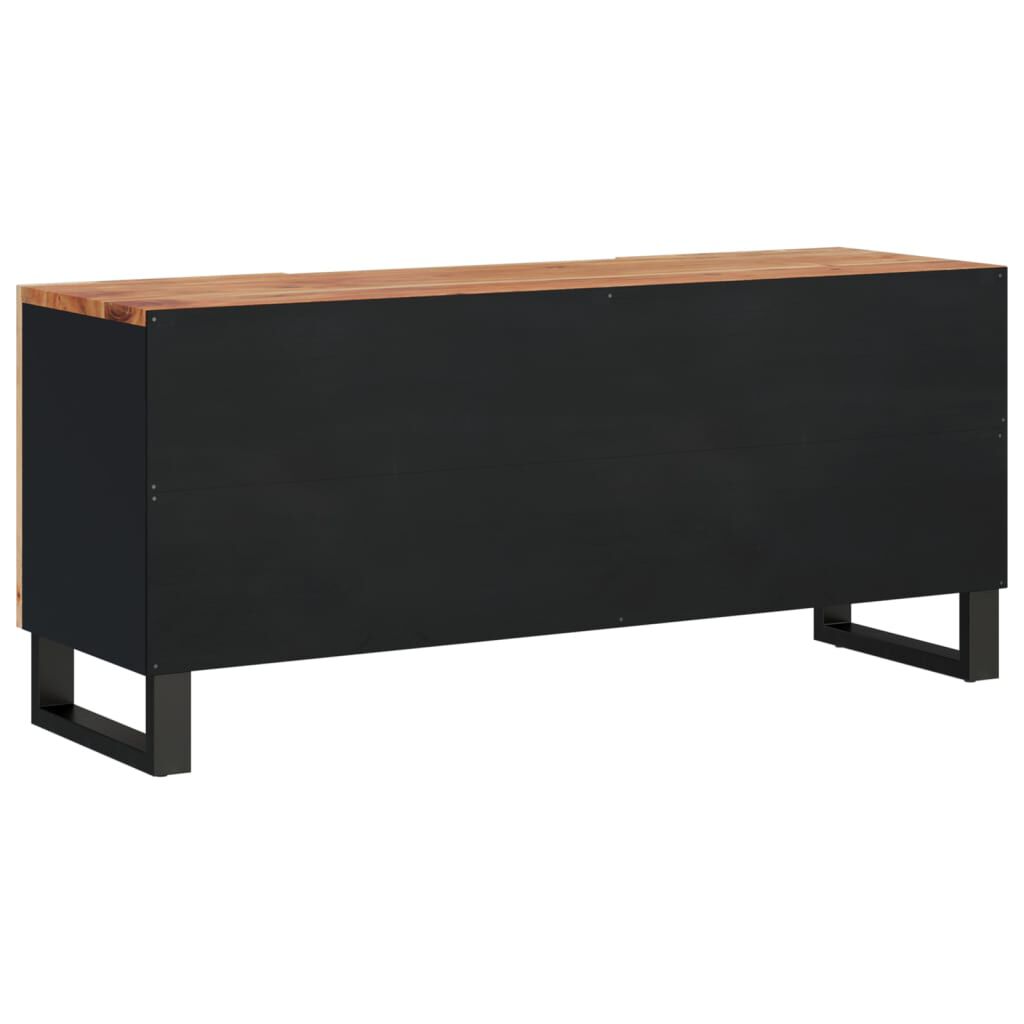 vidaXL Έπιπλο Τηλεόρασης 105x33,5x46 εκ Μασίφ Ξύλο Ακακίας & Επ. Ξύλο